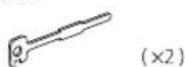 KENWOOD KDCBT372U - Liste des pièces pour l'installation - 5