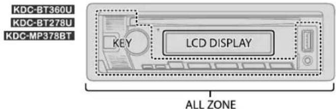 KENWOOD KDCMP378BT - DisplaySettings - 2