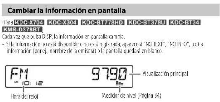 KENWOOD KDCMP378BT - Referencias - 1