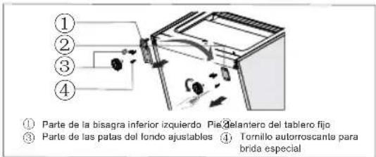 HISENSE FF235BFC - Inversión de la puerta - 14