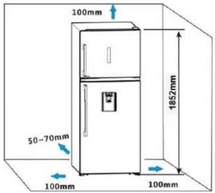 HISENSE RT728N4WCE - Ventilación del electrodomístico - 1