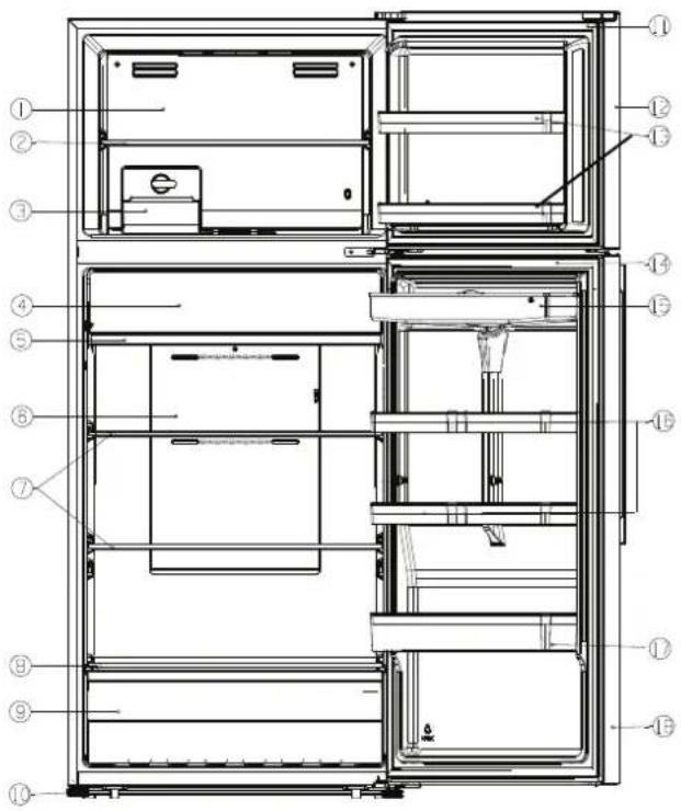 HISENSE RT728N4WCE - Description de l'appareil - 1