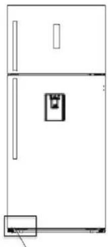 HISENSE RT728N4WCE - Leveling of appliance - 1