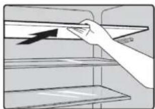 HISENSE RT728N4WCE - Prateleira no compartmento do refrigerador - 1