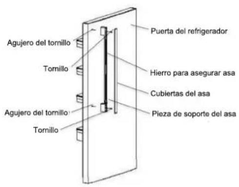 HISENSE RT728N4WCE - Instalacion de las manijas - 3