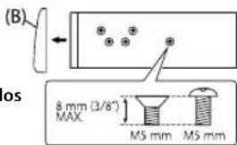KENWOOD KDCBT365U - Cuando instale sin el manguito de montaje - 1