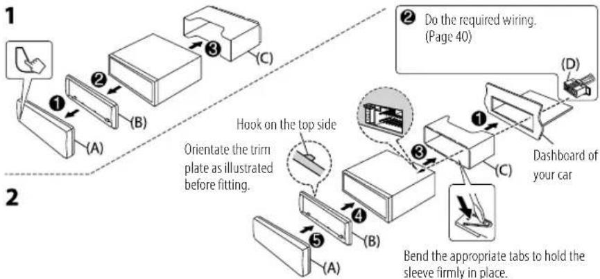 KENWOOD KMRD375BT - Basic procedure - 1