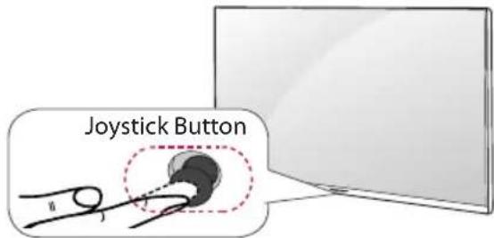 LG 49UX340C - Using the Joystick Button - 1