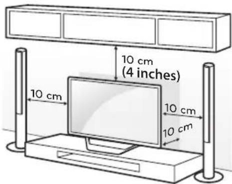 LG 49UX340C - Mounting on a Table - 1