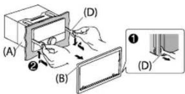 KENWOOD DPX503BT - How to remove the unit - 1