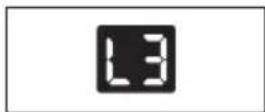 ELECTROLUX EXP34U339CW - Fault code - 3