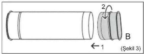 ELECTROLUX EXP34U339CW - Sıcak havanın boşaltılması - 3