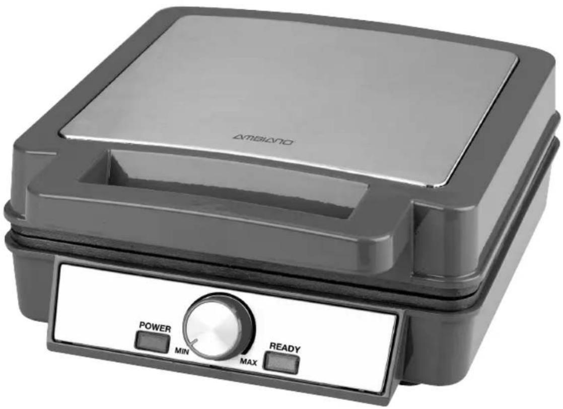 Ambiano GTSFLWE01 - Gaufrier - 1
