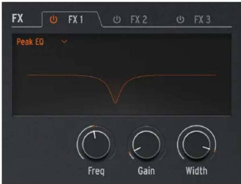 Arturia MiniFreak - Peak EQ - 1
