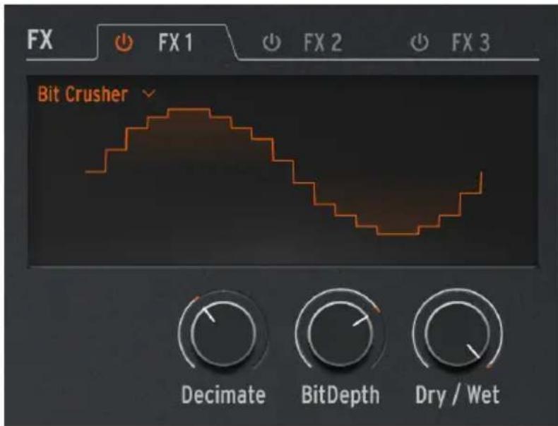 Arturia MiniFreak - Bit crusher - 1