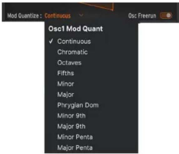 Arturia MiniFreak - Mod quantize et osc freerun - 1