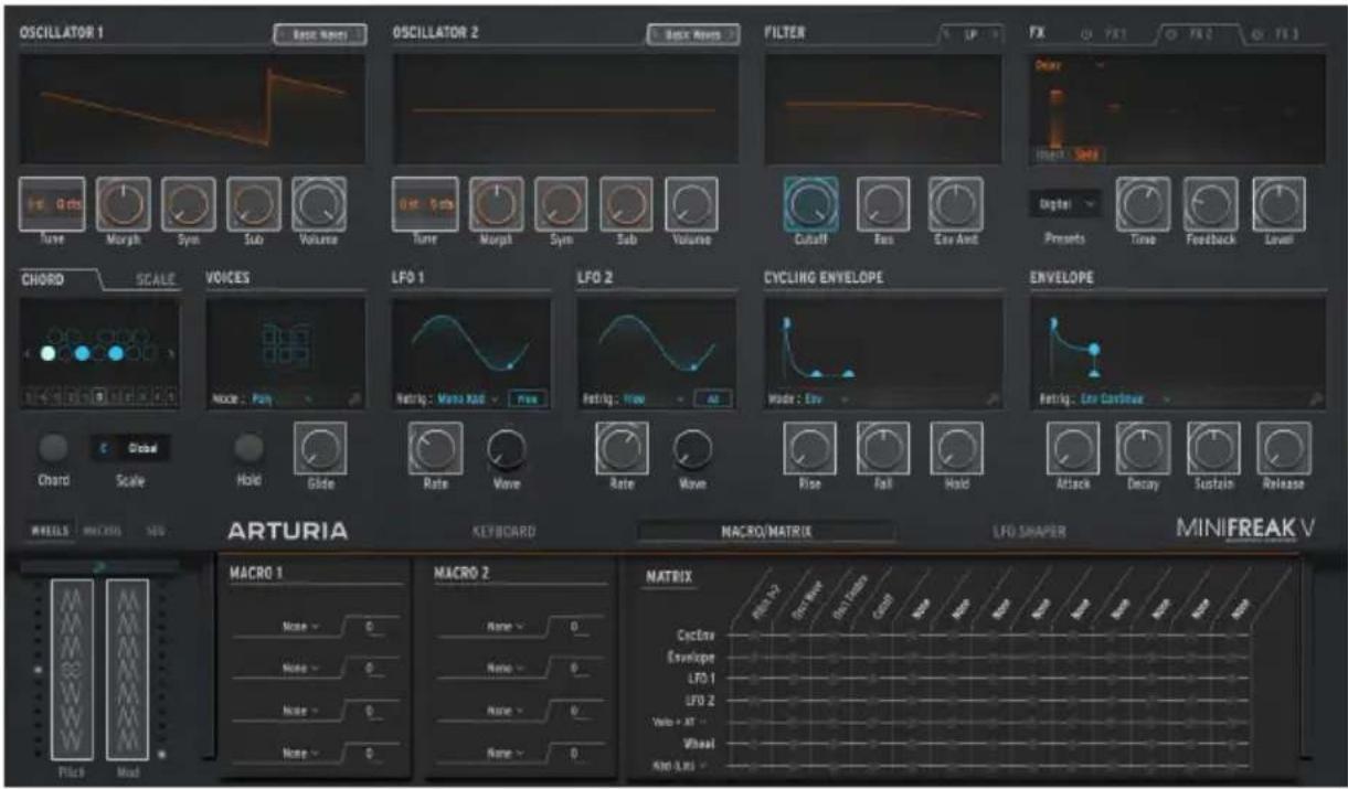 Arturia MiniFreak - Choisir une destination de modulation - 1