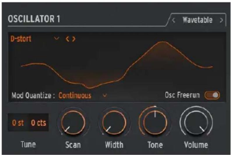 Arturia MiniFreak - Wavetable [osc 1 uniquement] - 1