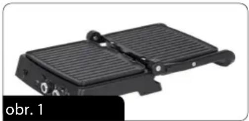 MPM MGR12 - POUŽÍVANIE GRILU S OTVORENÝMI PLATŇAMI - 1