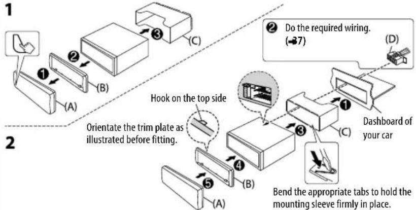 KENWOOD KDCBT568U - Basic procedure - 1