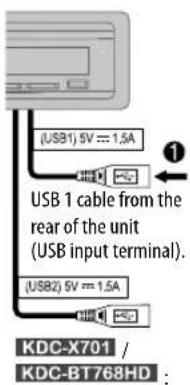 KENWOOD KDCBT568U - Start playback - 2