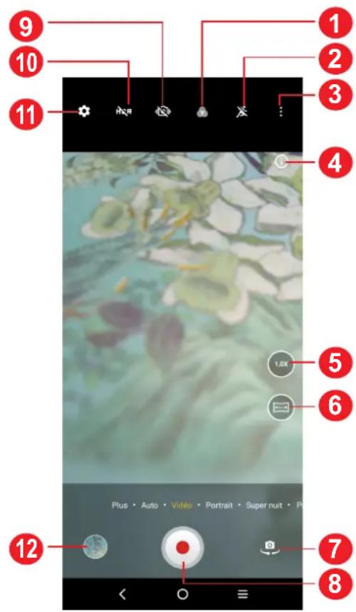 TCL 20 PRO 5G - Prendre une vidéo - 1