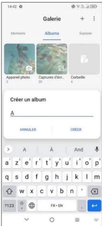 TCL 20 PRO 5G - Créer un album - 1