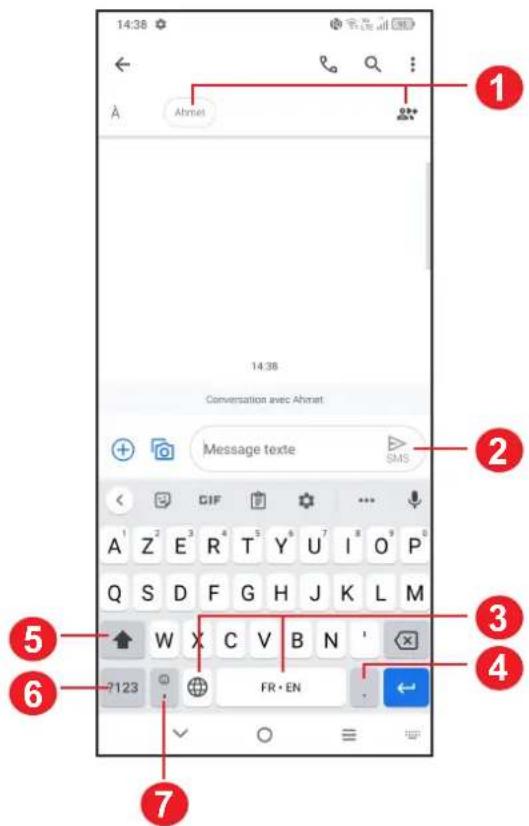 TCL 20 PRO 5G - Clavier Android - 1