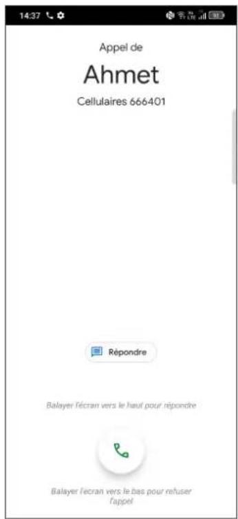 TCL 20 PRO 5G - Accepter ou rejeter un appel - 2