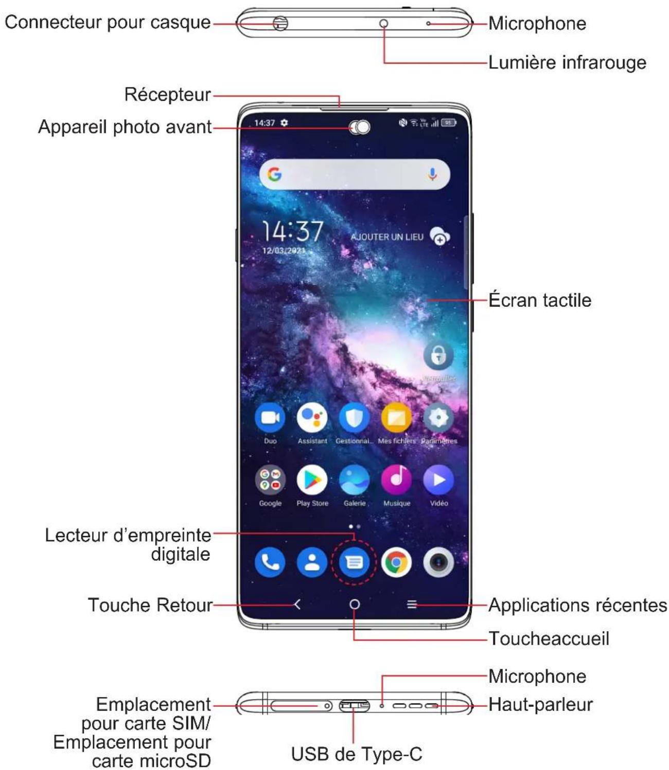 TCL 20 PRO 5G - Éléments essentiels - 1