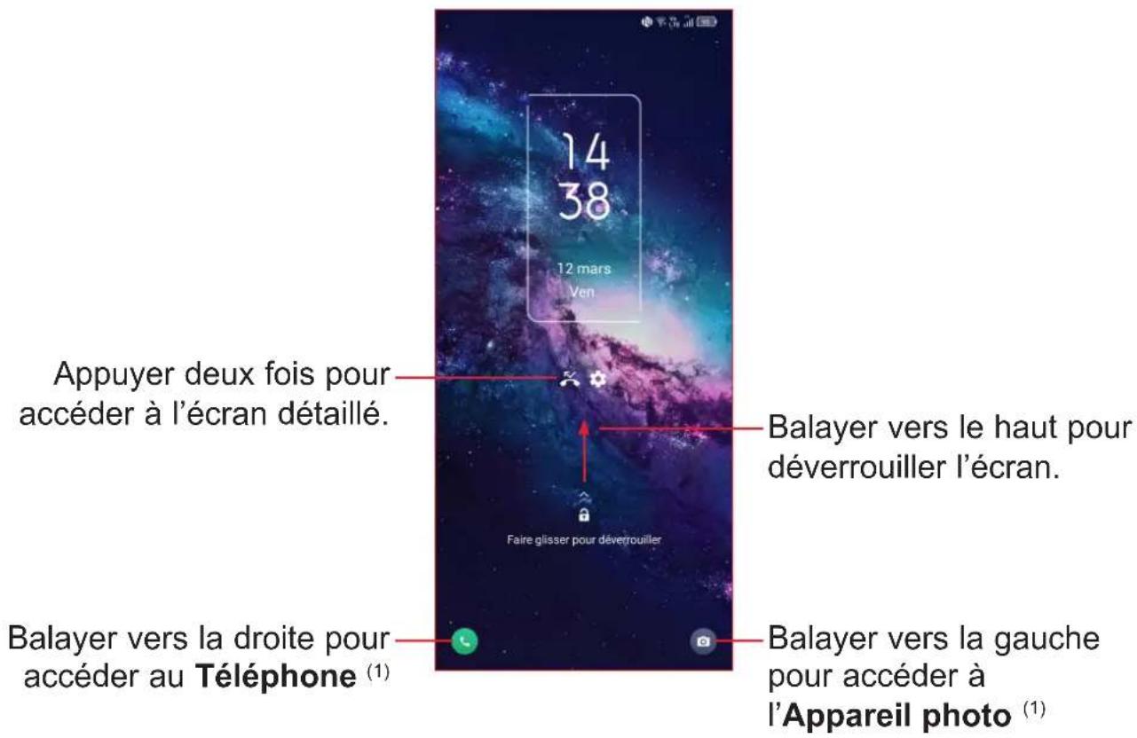 TCL 20 PRO 5G - Balayer pour déverrouiller l'écran - 1