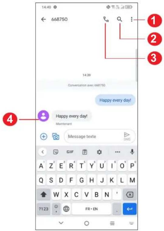 TCL 20 PRO 5G - Gérer les messages - 1