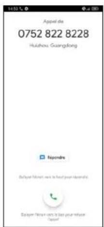 TCL 10 SE - Accepter ou rejeter un appel - 2