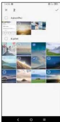 TCL 10 SE - Gestion d'un album - 2