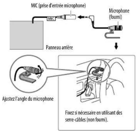 KENWOOD KDCX700 - Connectez le microphone - 1