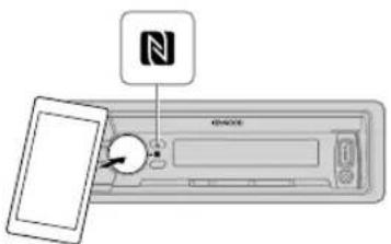 KENWOOD KDCX700 - Conectar con un dispositivo remoto a través de un solo toque (NFC) - 1