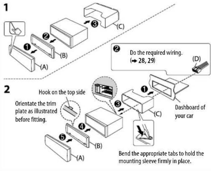 KENWOOD KMMBT312U - INSTALLATION / CONNECTION - 1