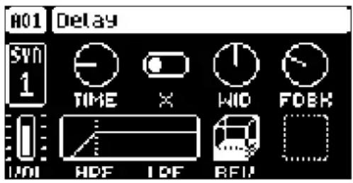 H01 Delay SYN 1 TIME X NO FDEK LOI HDF LOF REF