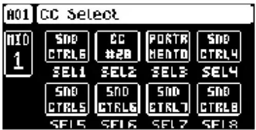 A01 CC Select MID 1 SNO CTRL6 CC #2B PORTR HENTO SNO CTRL4 SEL1 SEL2 SEL3 SEL4 SNO CTRL6 SNO CTRL6 SNO CTRL7 SNO CTRL8 SEL5 SEL6 SEL7 SEL8
