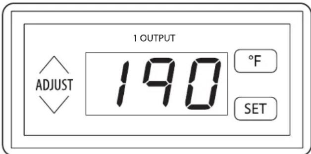 Hatco FR23B - Changing the Setpoint Temperature - 1