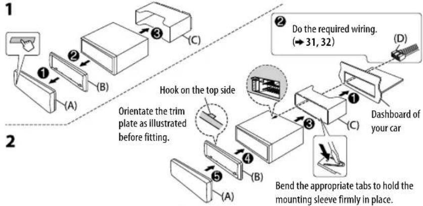 KENWOOD KDCBT565U - Basic procedure - 1