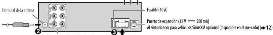 KENWOOD KDCBT565U - Conexión del cableado (para XMR-D765BT) - 1