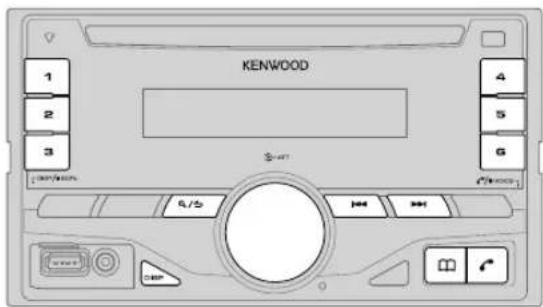 KENWOOD DPX791BH - Make the settings for receiving a call - 1