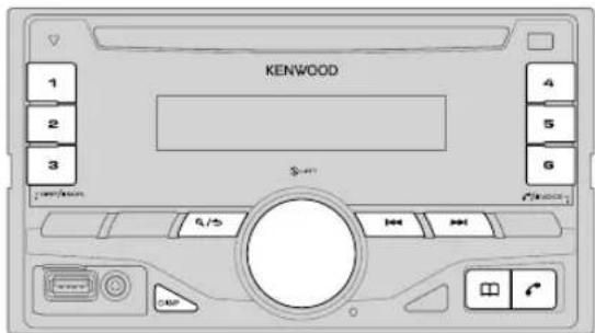 KENWOOD DPX791BH - Realice los ajustes para recibir una llamada - 2