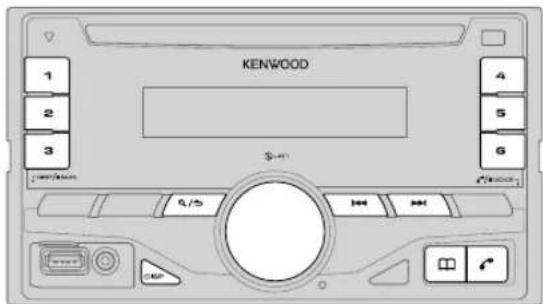 KENWOOD DPX791BH - Réalise les réglages de réception d'un appel - 1