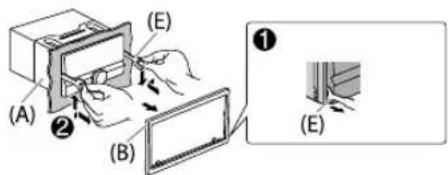 KENWOOD DPX791BH - How to remove the unit - 1