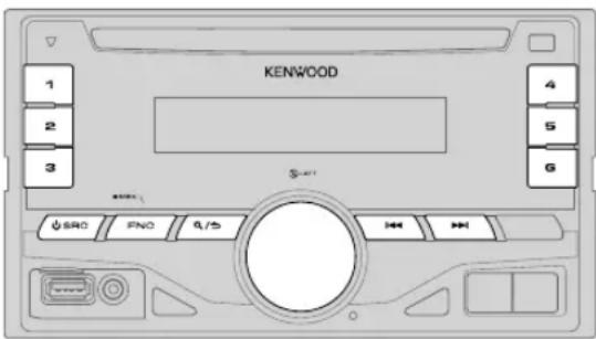 KENWOOD DPX791BH - Pour DPX501BT - 1