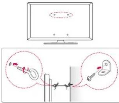 LG 65UR772M - Securing TV to the Wall - 1