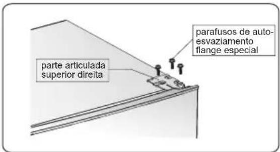 HISENSE FV245N4AW1 - Instalação da maçaneta da porta - 9