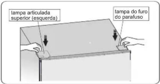 HISENSE FV245N4AW1 - Instalação da maçaneta da porta - 17